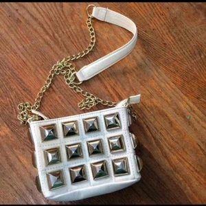 Betsy Johnson Cream Crossbody